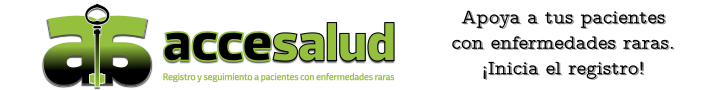 Registro de pacientes con enfermedades raras en AcceSalud