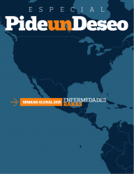 Portada de la revista Pide un Deseo, núm. 14, 'Semana Global 2015 de Enfermedades Raras'