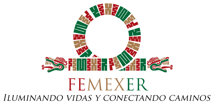 Logotipo de FEMEXER para Twitter, optimizado para stream: 506x254@150dpi