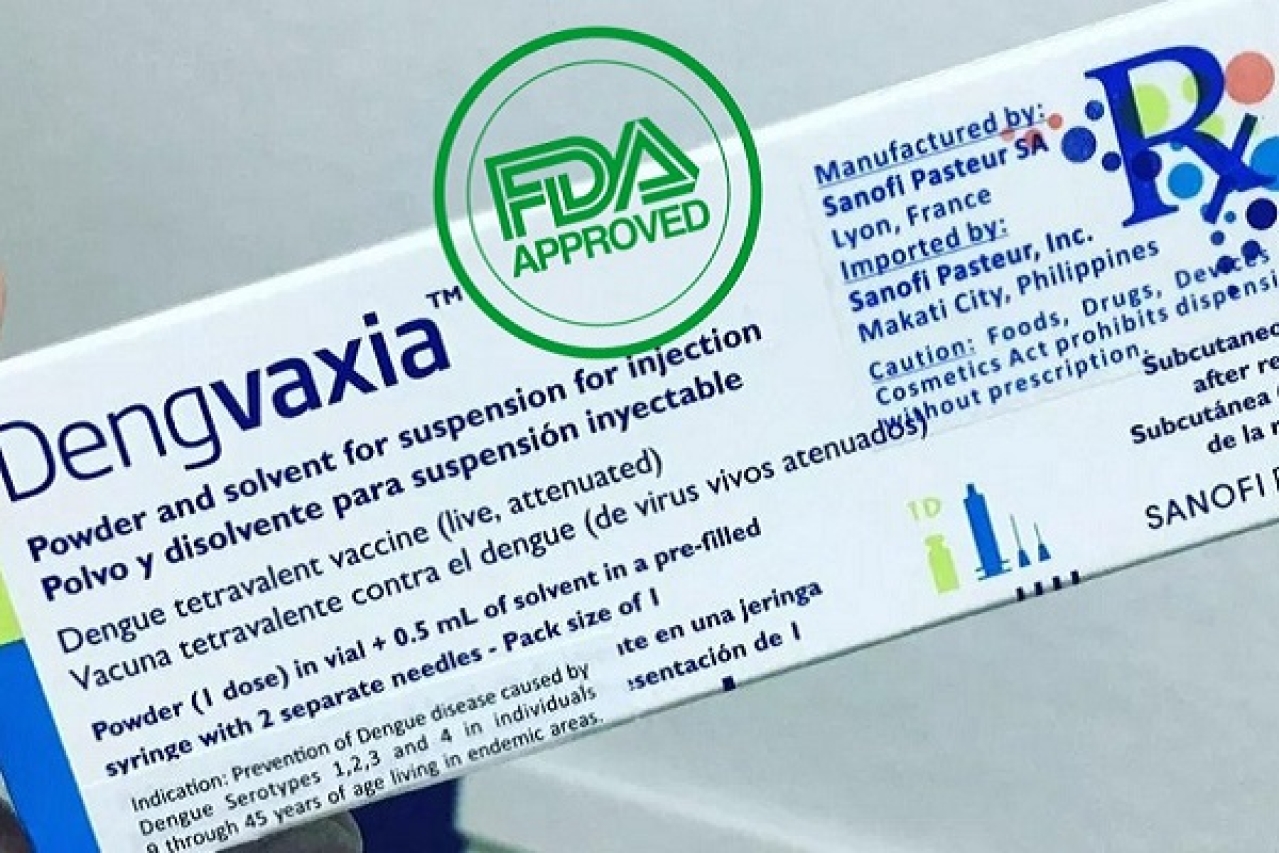 FDA aprueba Dengvaxia® para la protección contra el dengue en áreas endémicas de los EEUU