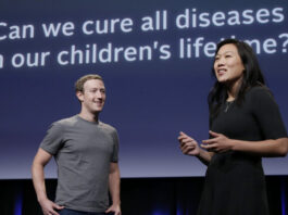 Mark Zuckerberg, Priscilla Chan, donación EERR
