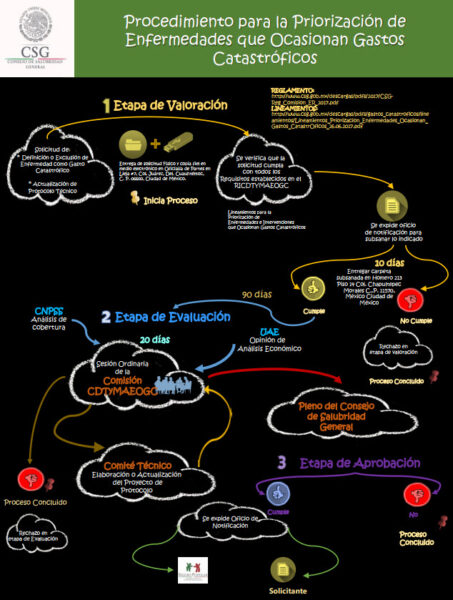 Procedimiento para la priorización de enfermedades que ocasionan gastos catastróficos