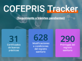 COFEPRIS Tracker: Seguimiento a trámites pendientes