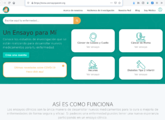 Georgina Sposetti, «Un ensayo para mí». Plataforma web para que los voluntarios puedaqn unirse a protocolos y ensayos clínicos fácilmente