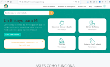 Georgina Sposetti, «Un ensayo para mí». Plataforma web para que los voluntarios puedaqn unirse a protocolos y ensayos clínicos fácilmente
