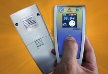 Termómetro infrarrojo para medir la temperatura corporal
