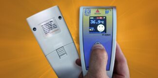 Termómetro infrarrojo para medir la temperatura corporal