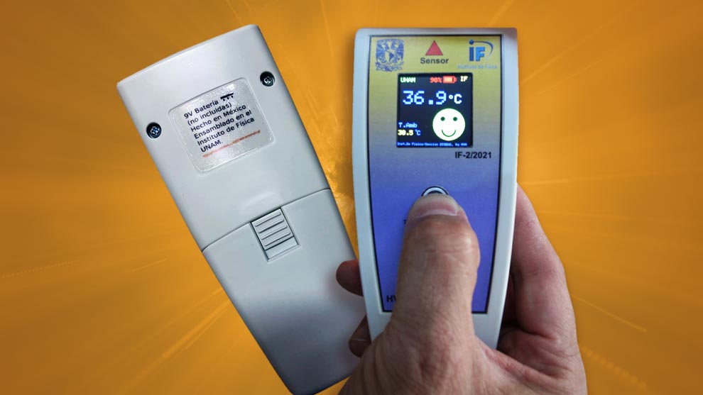 Termómetro infrarrojo para medir la temperatura corporal