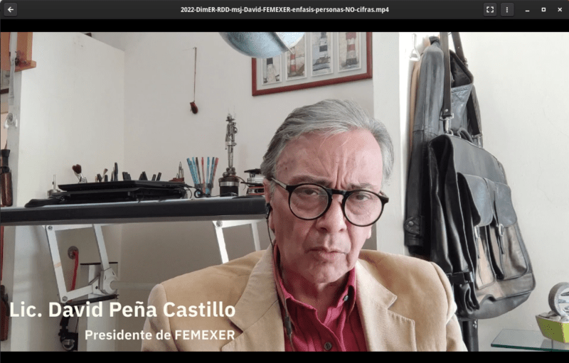 Miniconferencia «El Énfasis Debe Ir en las Personas, NO en las Cifras»     Lunes 28 de febrero vía YouTube de FEMEXER (https://youtu.be/SbUjj2vhxgA)     David Peña Castillo, presidente de FEMEXER, pone los puntos sobre las íes para enfocar nuestra atención en  lo verdaderamente importante: ya que el censo dedicado a las enfermedades raras aún no está operativo, no hay en México cifras exactas, confiables, basadas en suficiente evidencia  oficial como para hacer cálculos nacionales (aunque  nuestros aliados tienen de ello muchísima evidencia). Entonces debemos redirigir nuestra estrategia con las instituciones públicas de salud para que mejoren la calidad de vida de las para las personas que viven con alguna enfermedad rara (PQVER) . Exijámosles tener acceso al tratamiento —cuando exista— o los cuidados paliativos necesarios.