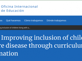 20 de noviembre de 2022. UNESCO, Oficina Internacional de Educación. Webinario «Mejora de la inclusión escolar para niños con enfermedades raras a través de la transformación del currículo». Participó Carlos David Peña Aragón en este webinario.