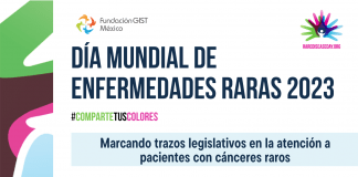 En conmemoración del Día Mundial de Enfermedades Raras 2023 y en el marco de visibilización de los cánceres raros, queridos pacientes, cuidadores, organizaciones de la sociedad civil y comunidad GIST, los invitamos a escuchar nuestra mesa de diálogo: «Marcando trazos legislativos en la atención a pacientes con cánceres raros» que se llevó a cabo el día martes 28 de febrero a las 17:00 hrs (hora México) mediante Facebook Live. ¡No te lo puedes perder! #RareDiseaseDay2023 #GIST