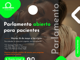 Parlamento Abierto para Pacientes con EE.RR. en México. Discutamos los tres temas de los más candentes y trascendentes para nuestra comunidad