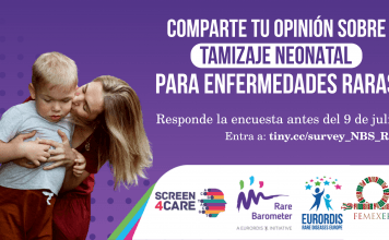 Comparta su opinión sobre el tamizaje neonatal para las enfermedades raras en una encuesta de RareBarometer, Eurordis, Screen4Care y FEMEXER.