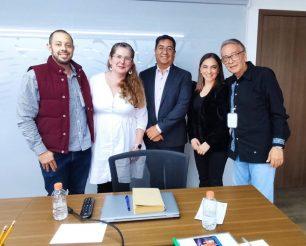 David hijo (Toto) Peña, Dra. Arlene Orta, Dr. Marcos Cantero, Lic. Yamilé Alonso y David Peña