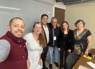 David hijo (Toto) Peña Aragón, Dra. Arlene Orta Guerrero, Dr. Marcos Cantero, David Peña Castillo, Lic. Yamilé Alonso Romo y Celia Palacios Gómez Tagle