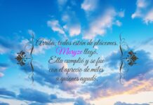 Arriba, todos están de plácemes. ¡Maryze llegó! Ella cumplió y se fue con el aprecio de miles a quienes ayudó.