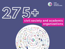 Más de 275 organizaciones de la sociedad civil y académicas apoyaron la #Resolution4Rare a favor de las enfermedades raras en la Asamblea Mundial de la Salud.