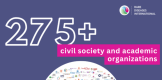Más de 275 organizaciones de la sociedad civil y académicas apoyaron la #Resolution4Rare a favor de las enfermedades raras en la Asamblea Mundial de la Salud.